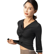 Lady's active Yoga T-shirt,Running T-shirt, Quick dry T-shirt